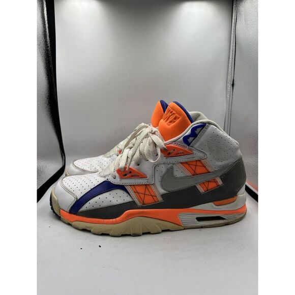 2009 Nike Air Trainer SC High Bo Jackson Light Zen Grey Orange 302346-106 Sz 9.5 - Picture 1 of 7